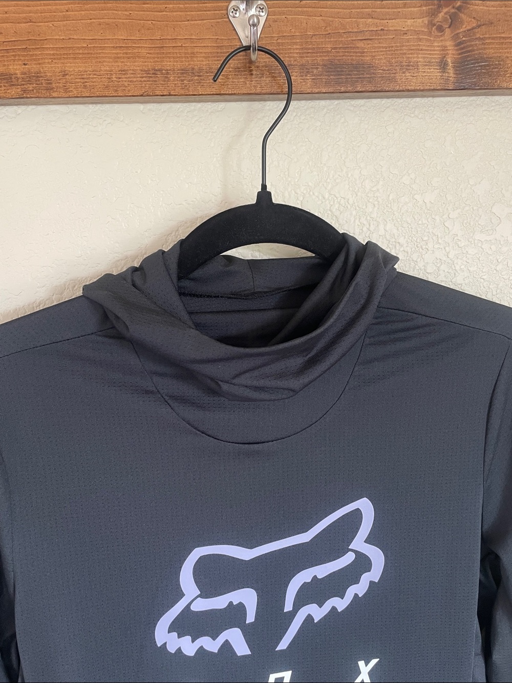 Fox Racing Ranger Drive Jersey Black MTB Biker Hoodie M Fox Head ATV Motocross - Picture 11 of 16